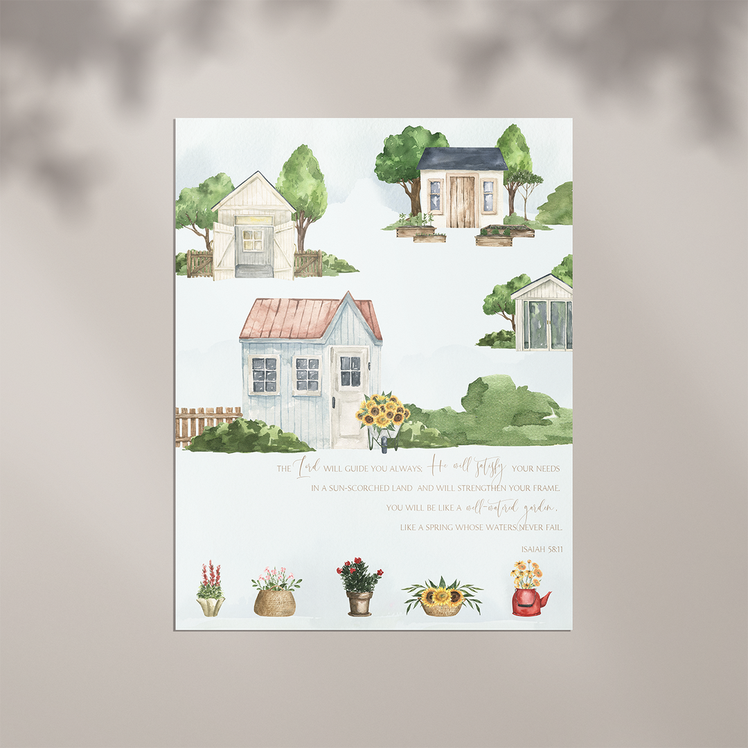 "In the Garden" Planner Cover
