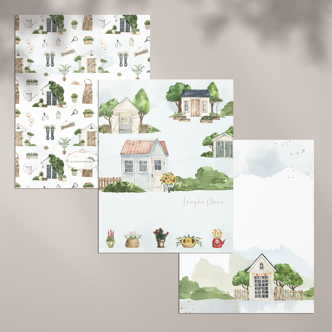 "In the Garden" Planner Cover