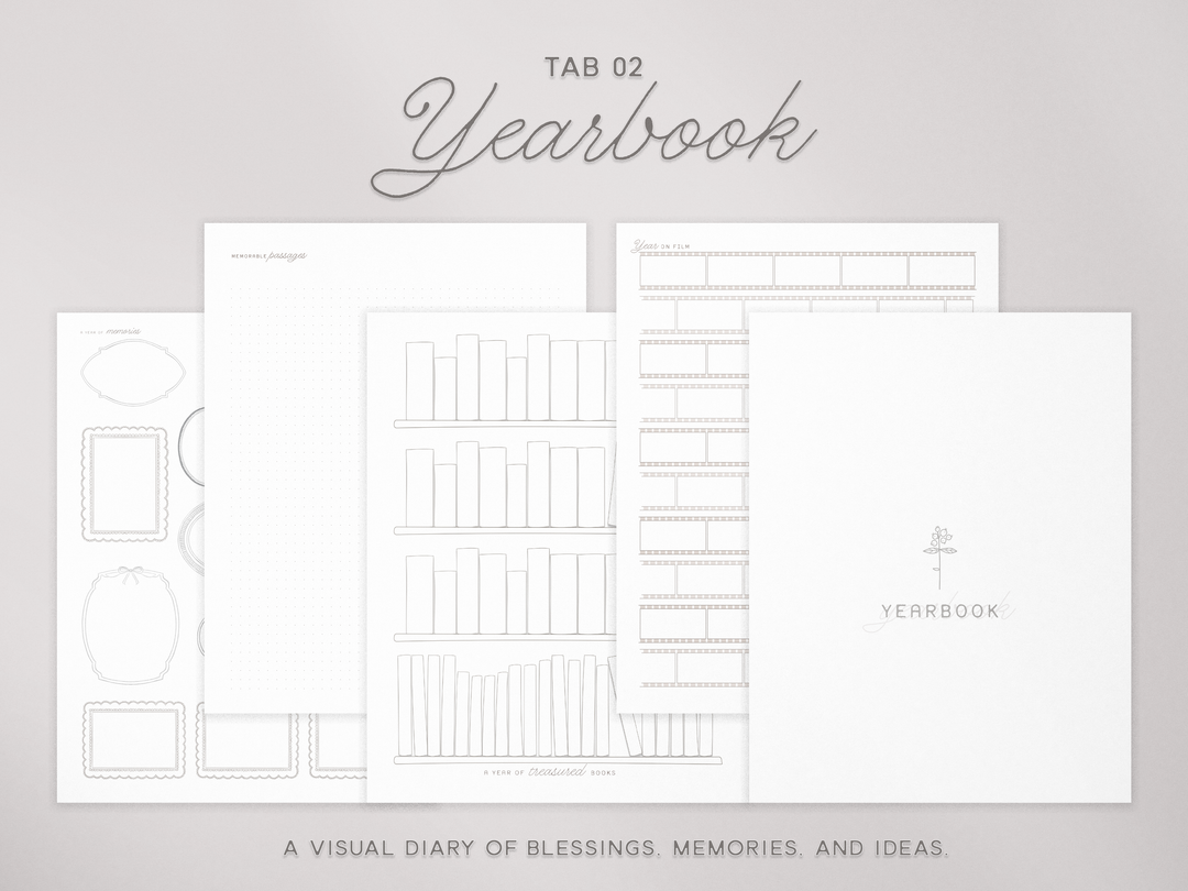 PREVIEW THE PLANNER SECTIONS