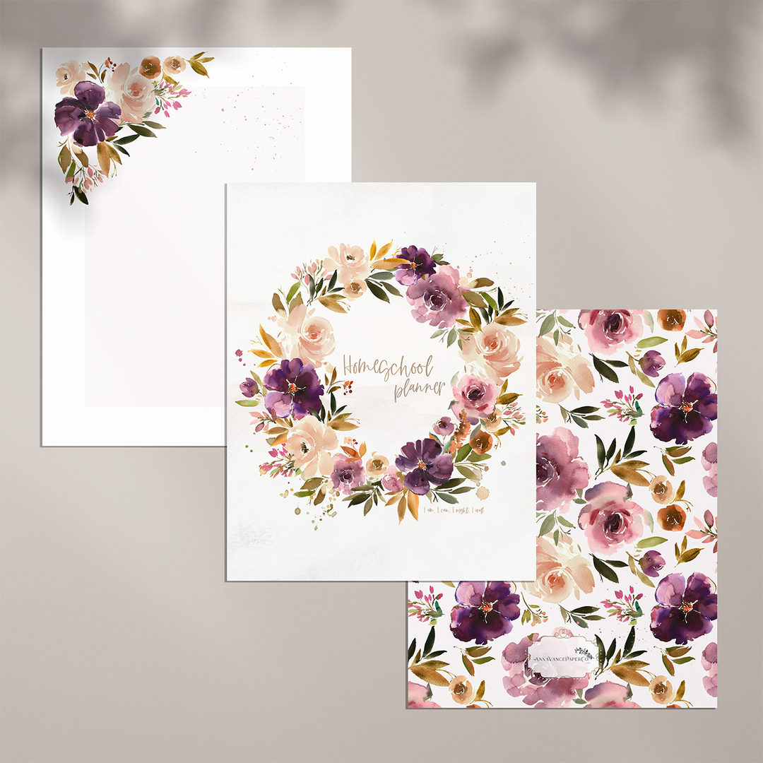 "Worship with Gladness" Planner Cover