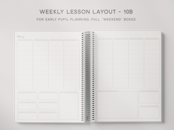 Weekly Lesson Layouts