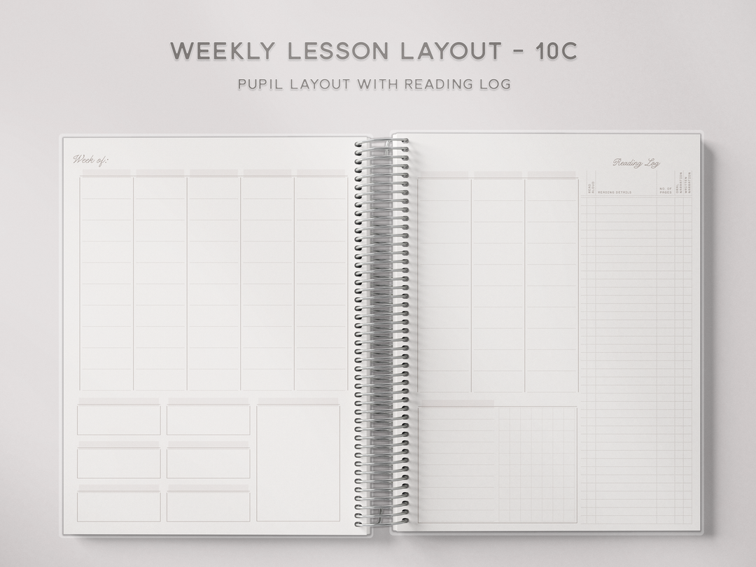 Weekly Lesson Layouts