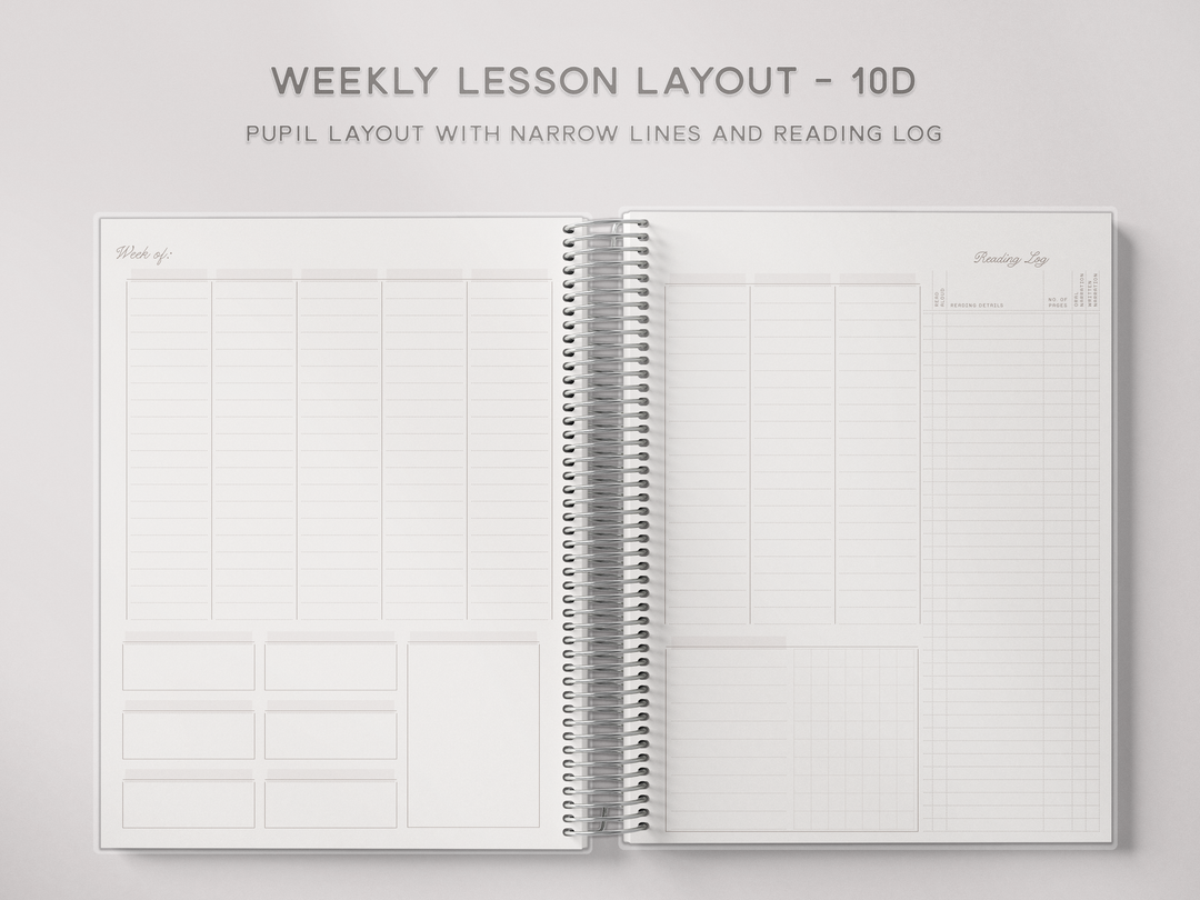 Weekly Lesson Layouts