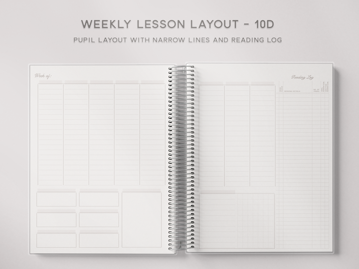 Weekly Lesson Layouts