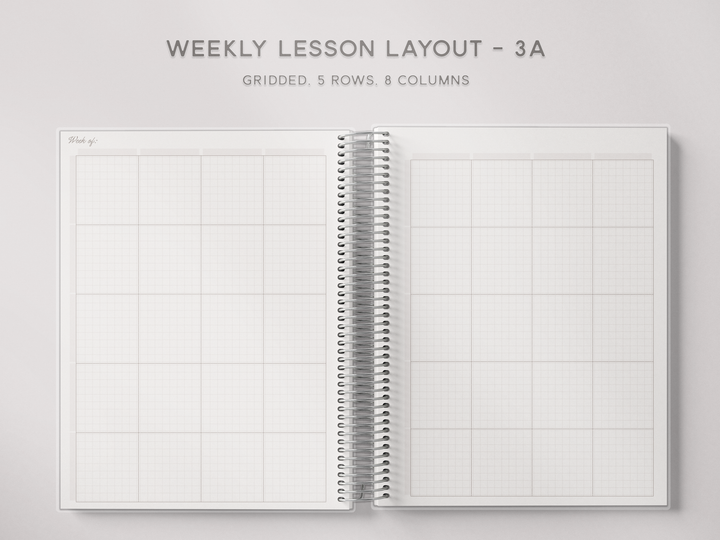 Weekly Lesson Layouts