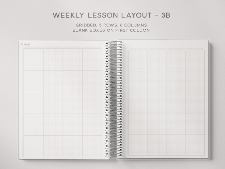 Weekly Lesson Layouts
