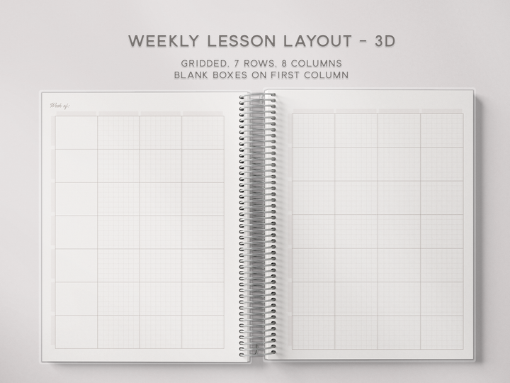 Weekly Lesson Layouts
