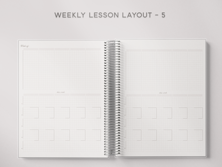 Weekly Lesson Layouts