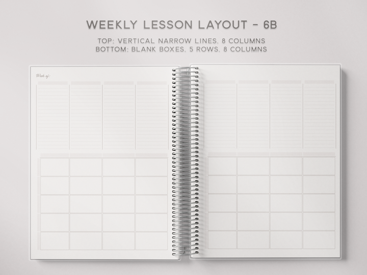 Weekly Lesson Layouts