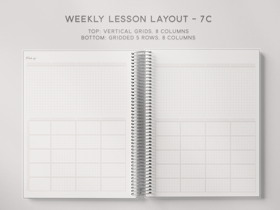 Weekly Lesson Layouts