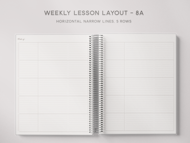 Weekly Lesson Layouts