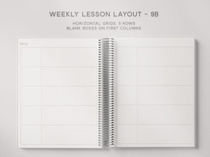 Weekly Lesson Layouts