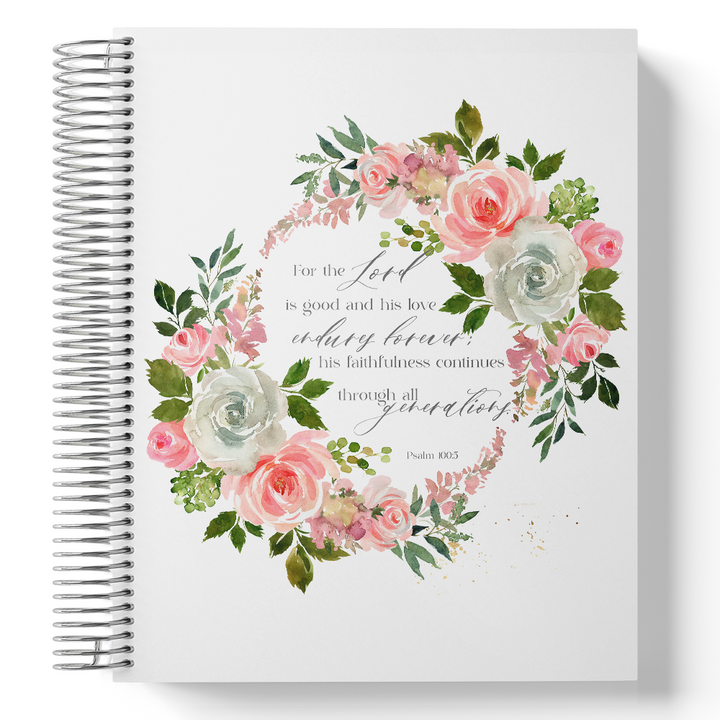 ₁₂. "His love endures"  Simple CM Planner