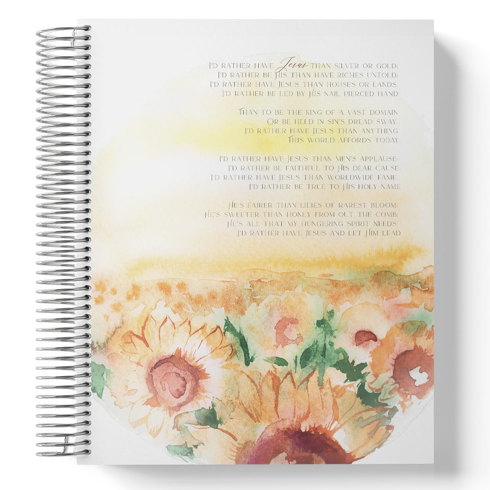 ₁₄. "I'd rather have Jesus"  Simple CM Planner