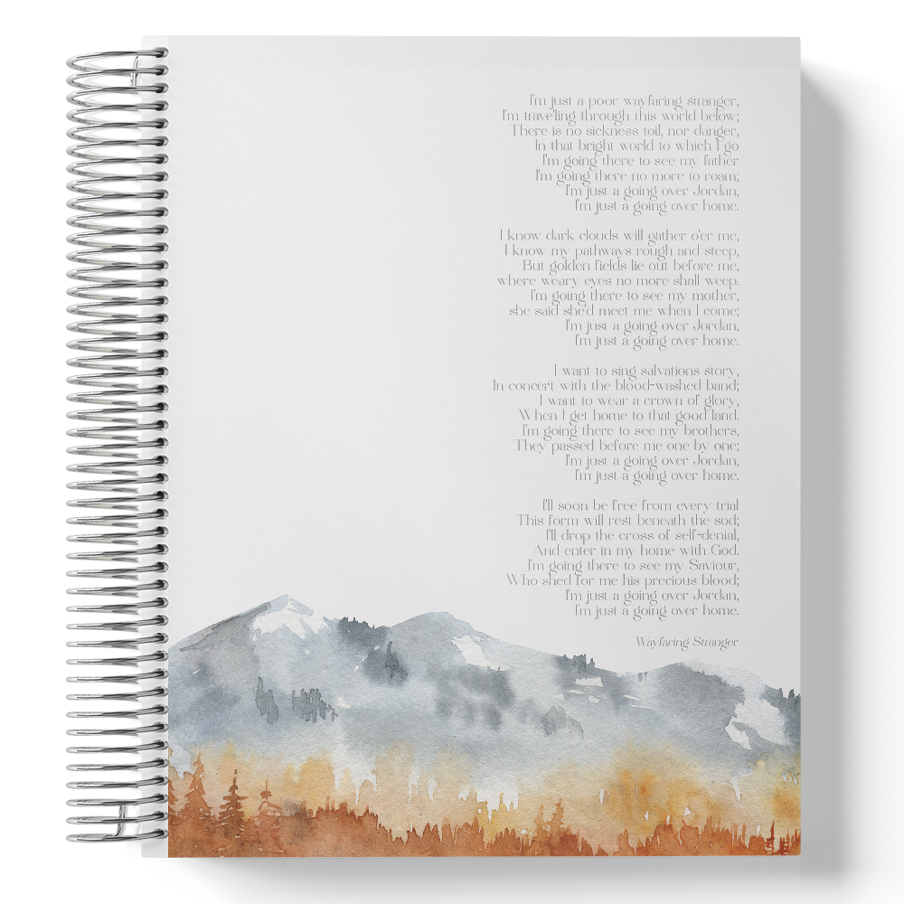 ₁₅. "Wayfaring Stranger"  Simple CM Planner