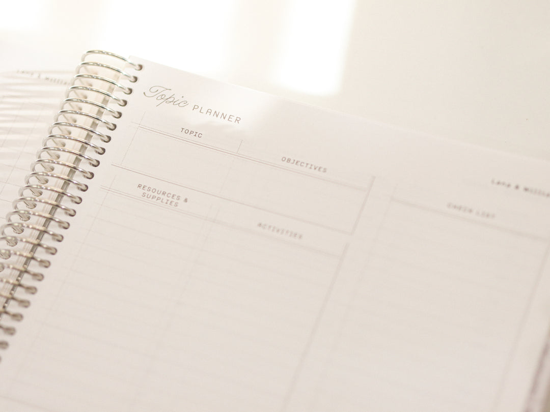 Charlotte Mason Homeschool Planner