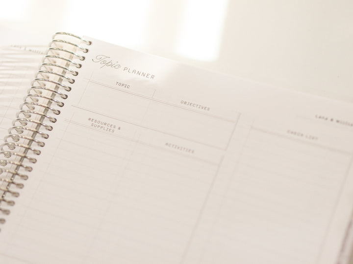 Charlotte Mason Homeschool Planner
