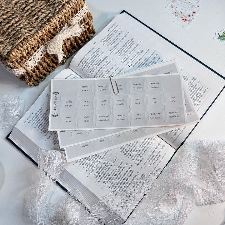 Bible Tabs Muted Grey