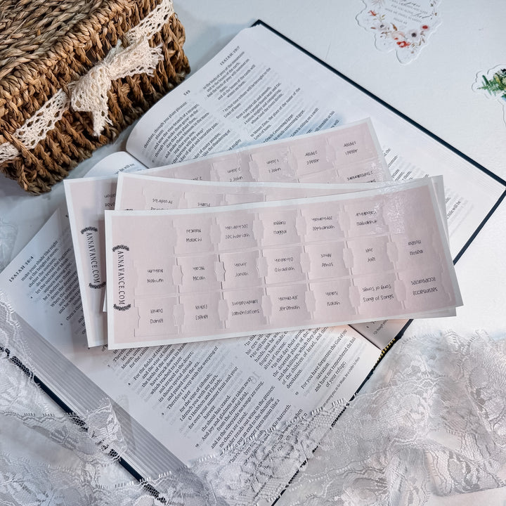 Bible Tabs Pink