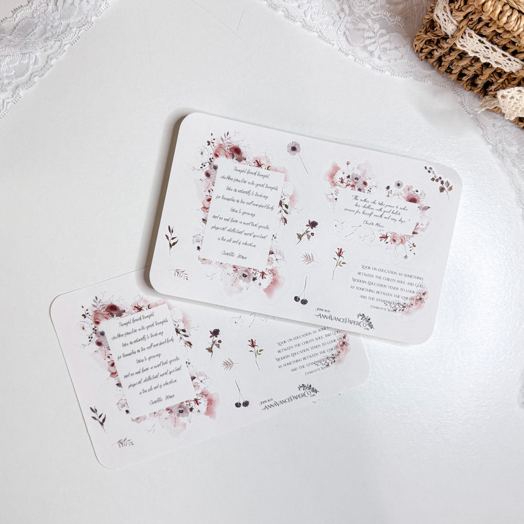 Charlotte Mason Decorative Stickers