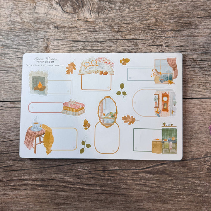 "How Firm a Foundation" Sticker Kit