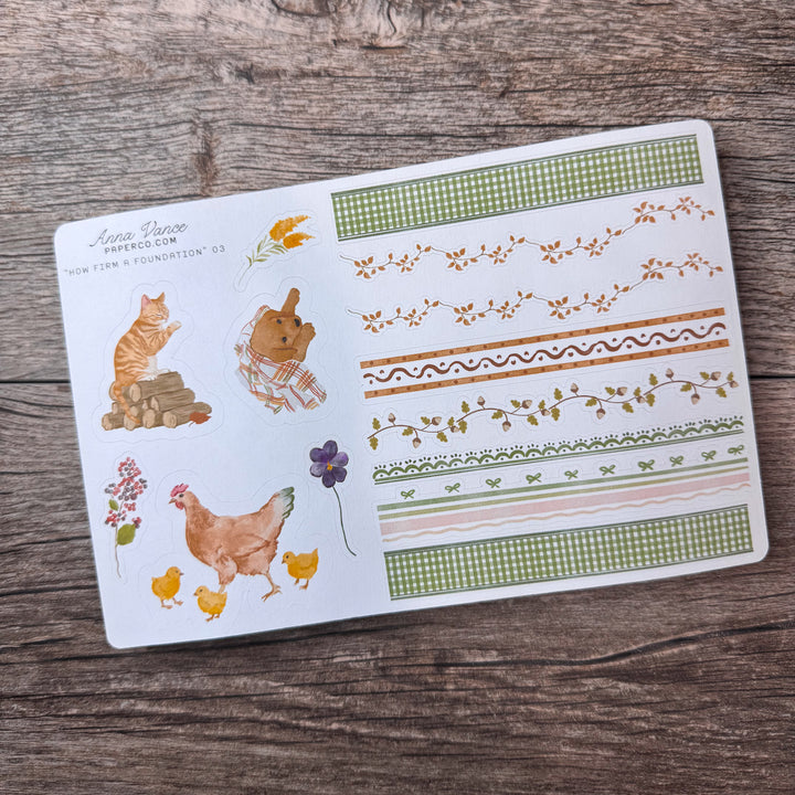 "How Firm a Foundation" Sticker Kit