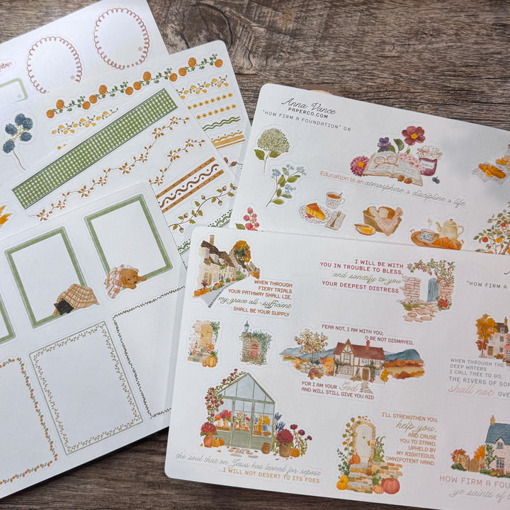 "How Firm a Foundation" Sticker Kit