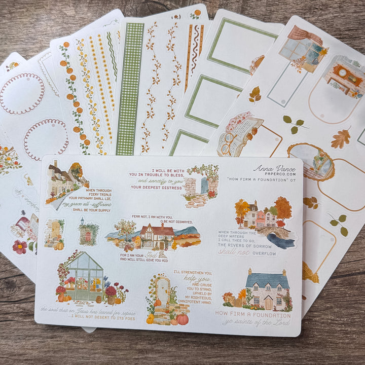 "How Firm a Foundation" Sticker Kit