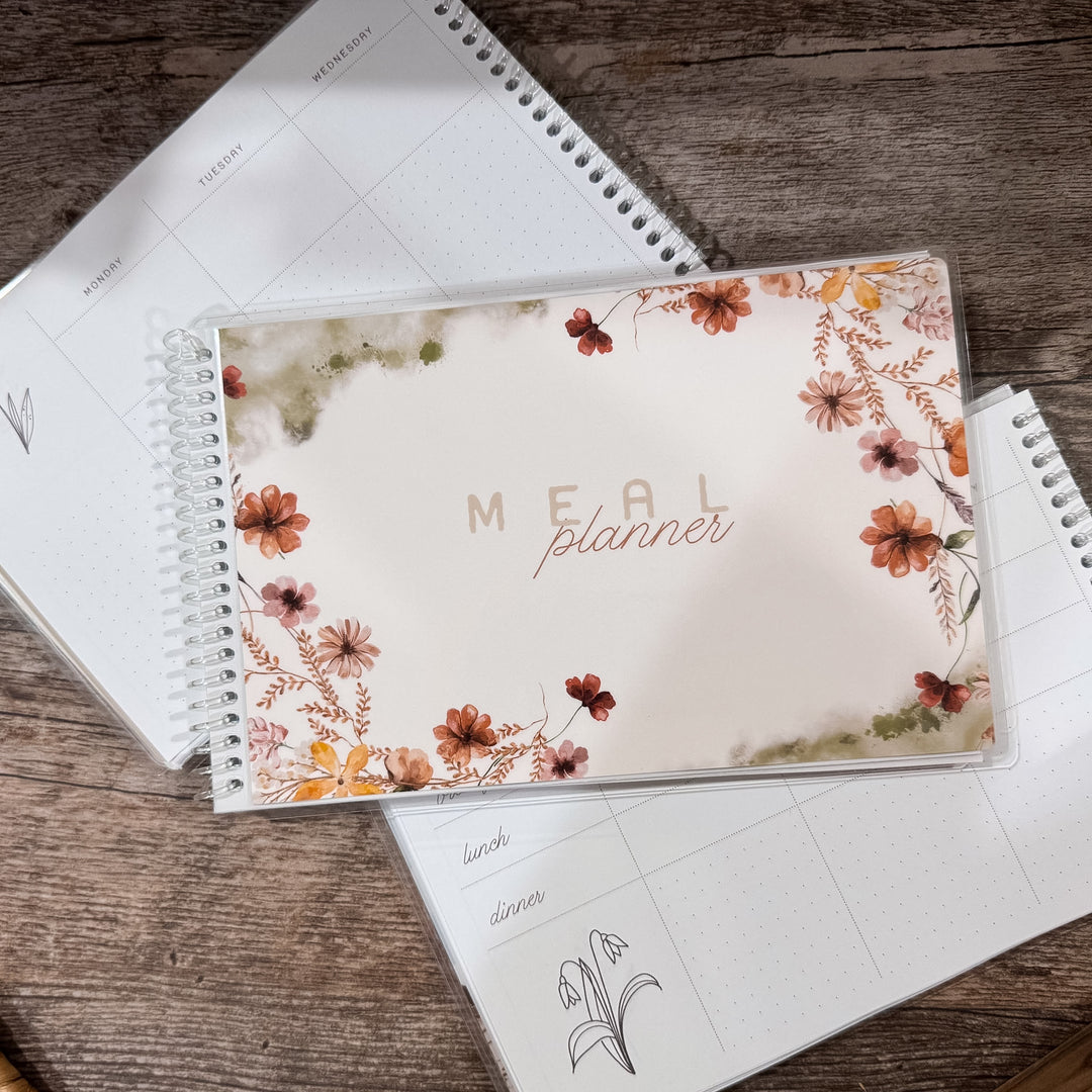 "floral" Meal Planner