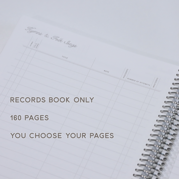 Homeschool Records Book