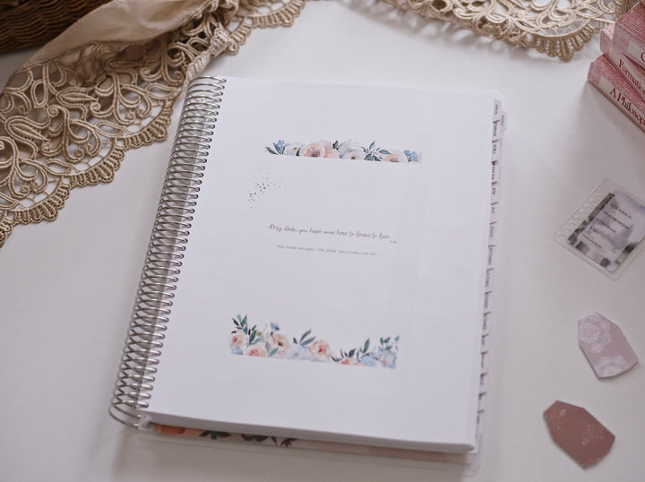 2022 Charlotte Mason Inspired Homeschool Planner | I've gone with the flowers