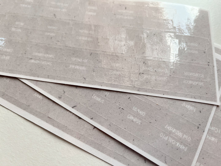 Bible Tabs Grey Paper