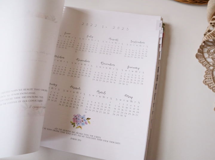 The Simple Homeschool Planner | Charlotte Mason Inspired