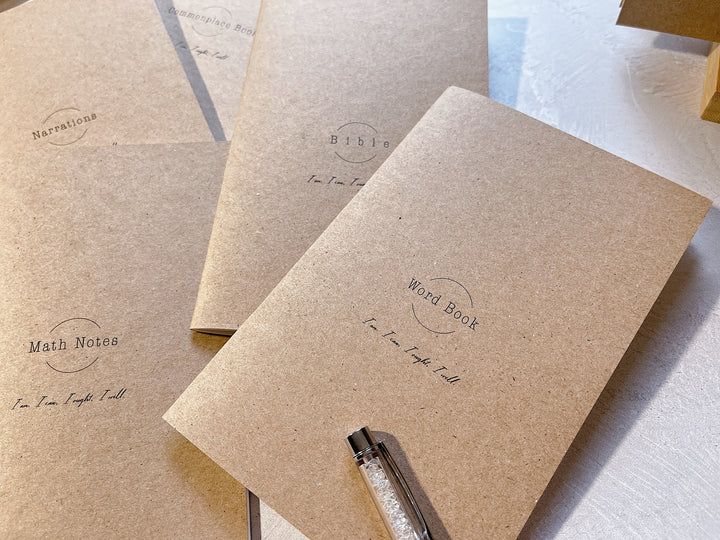 Personalized Kraft Stitched Journals